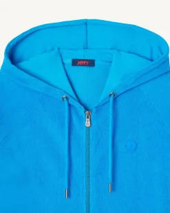 JOTT Zipped Hooded Jacket Azur Nazare 183 Azure Cheap
