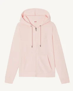 JOTT Zipped Toweling Jacket Light Pink Coral 463 Soft Pink Outlet