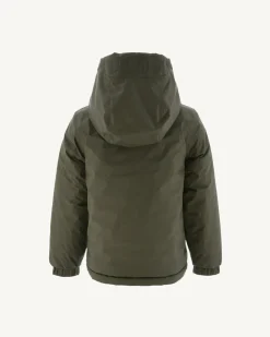 JOTT Zurich Children'S Bright Red Army/Monogram Reversible Down Jacket 2553 Army / Monogram Fire Red Cheap